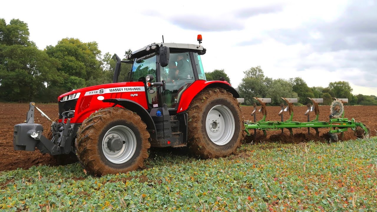 THIS Is The NEW Massey Ferguson 7719S Ploughing! DEMO Day IN ESSEX!