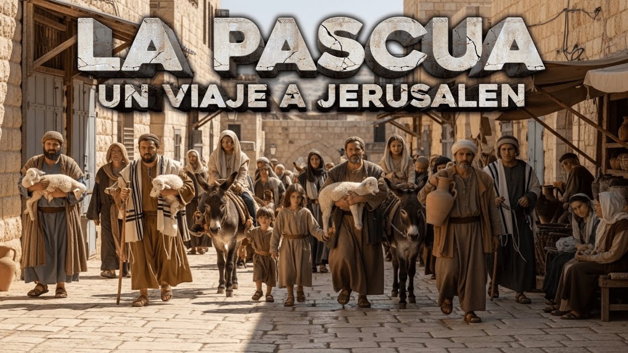 Un Día en la Pascua del Siglo I: Un Viaje a la Jerusalén Antigua (Reconstrucción con IA)
