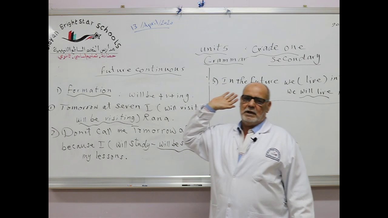 مادة اللغة الأنجليزية للصف الأول الثانوي /  Unit 5 -  Grammar