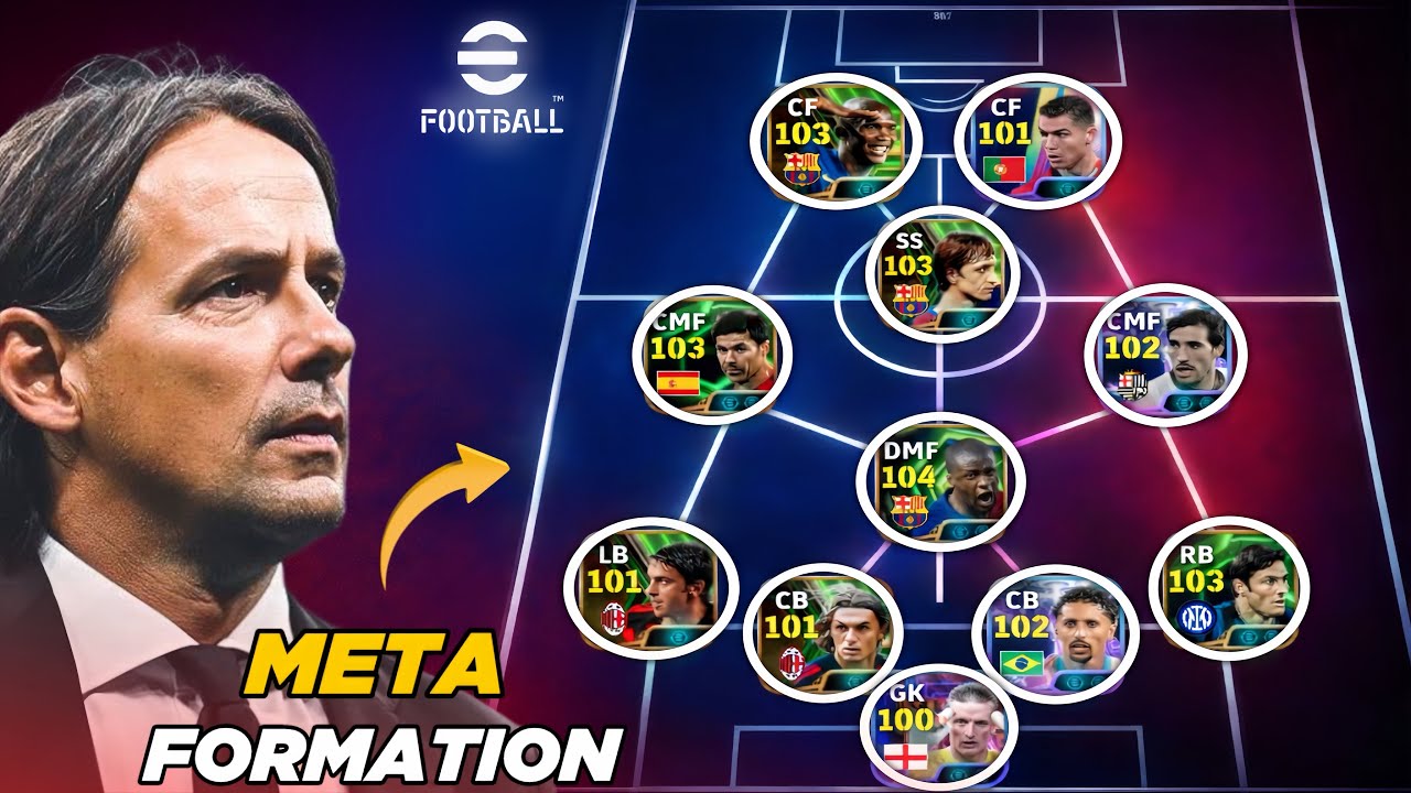 Схема 4-2-2-2 ослаблена😳! Попробуйте эту популярную схему прямо сейчас🔥efootball26 mobile | Обзор...
