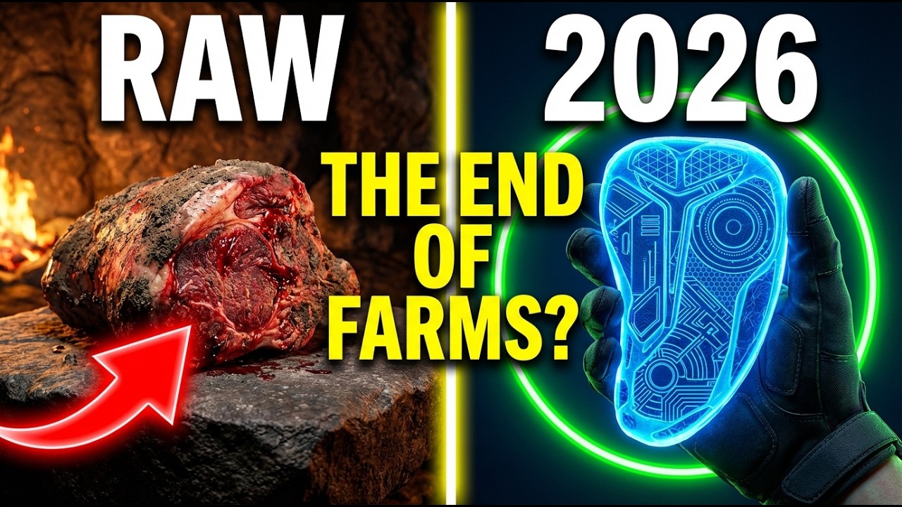 IS THIS REAL? 🥩 Evolution of Food: From Raw Meat to 3D-Printed Steaks (POV ASMR)