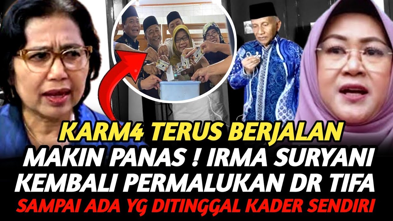 MAKIN PANAS ! IRMA SURYANI KEMBALI PERMALUKAN DR TIFA SAMPAI AMIN RAIS DITINGGAL KADER SENDIRI !
