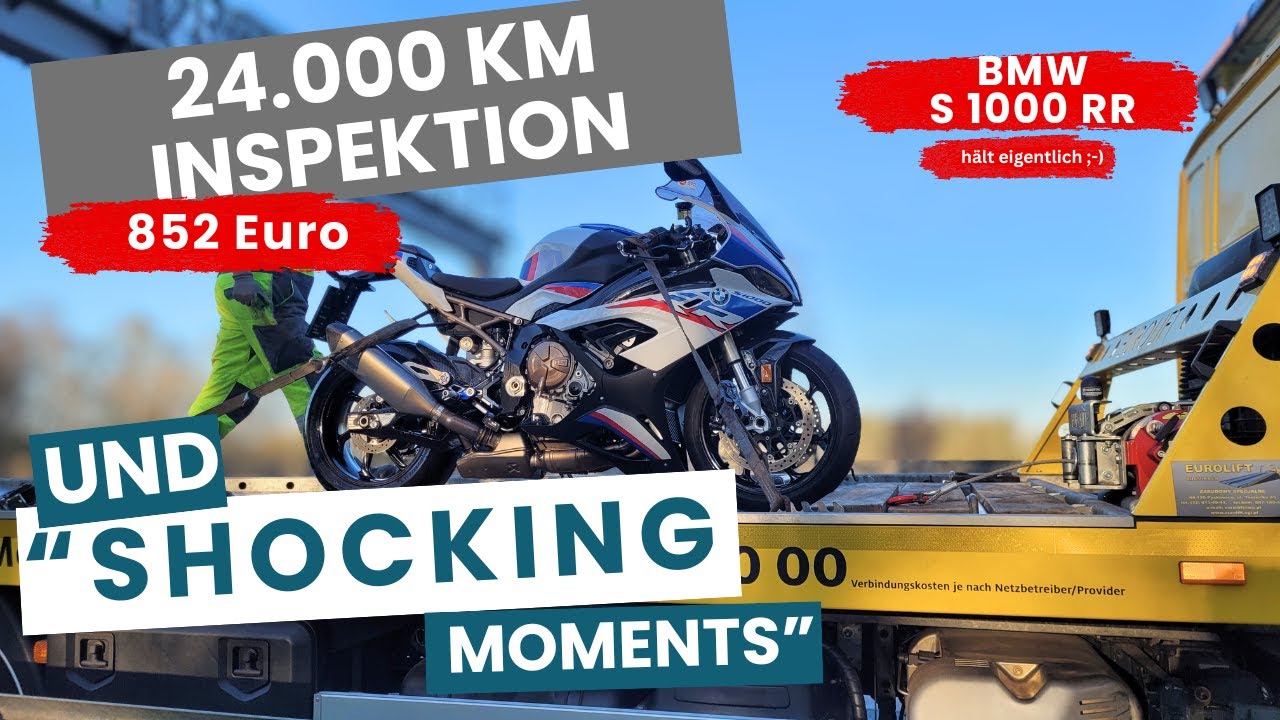 BMW S1000RR nach 5 Jahren! 24.000 km Inspektion - Kosten & Fail sein Vater!