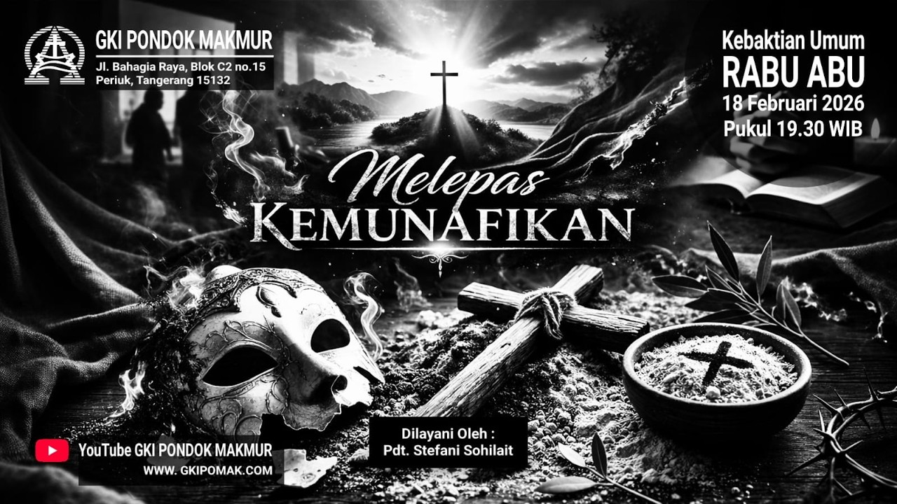 KEBAKTIAN UMUM | Rabu Abu, 18 Februari 2026 | Pkl. 19.30 WIB ( Hybrid )