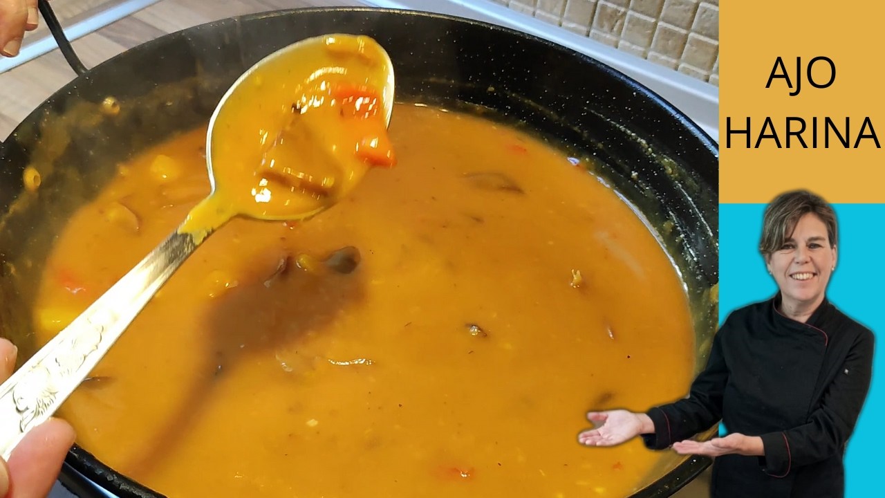 Ajo Harina Manchego con Guíscanos 🍂 | Un Plato Tradicional Perfecto para el Invierno ❄️