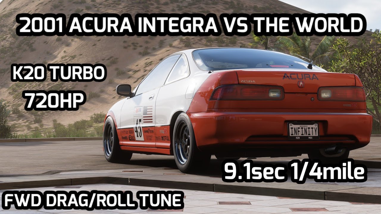 K20 Turbo Integra Type R vs The World - Forza Horizon 5 #kseries #boost #trending #vtec #k20 #turbo