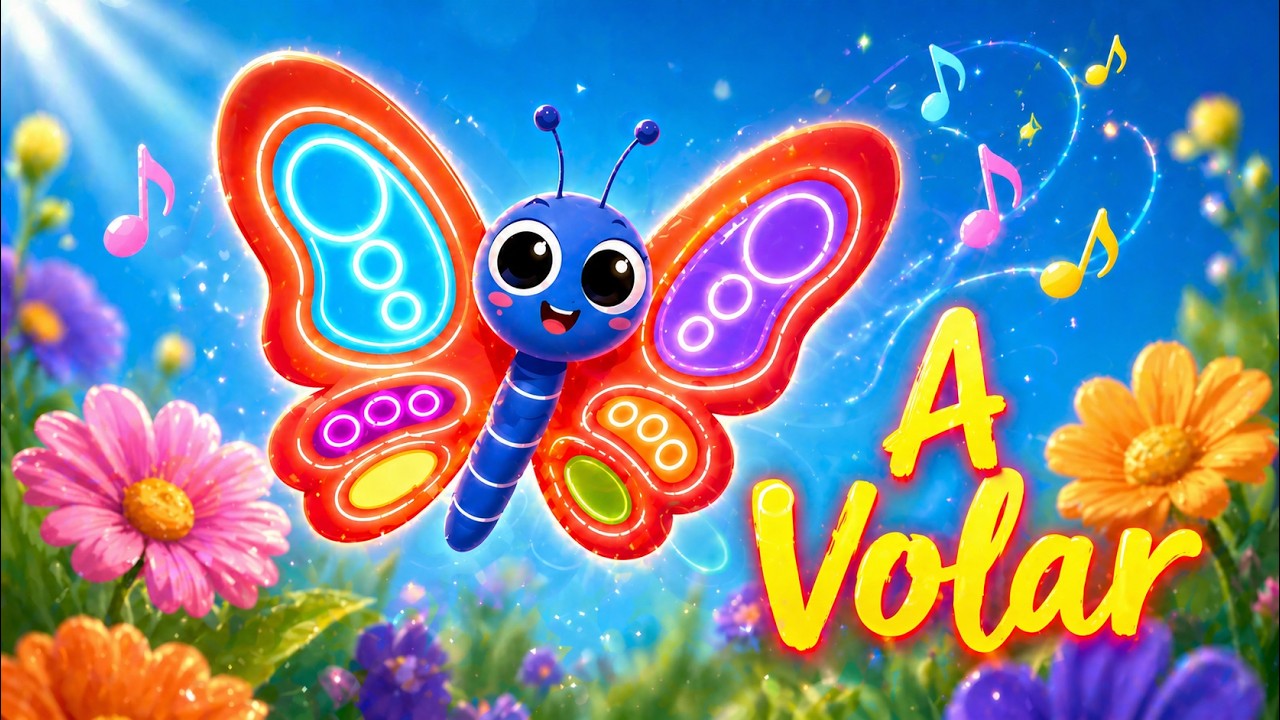 Vuela, Vuela Mariposa 🦋🎶 Canción de la /B/ y la /P/ inspirada en Disney | LaLaBla