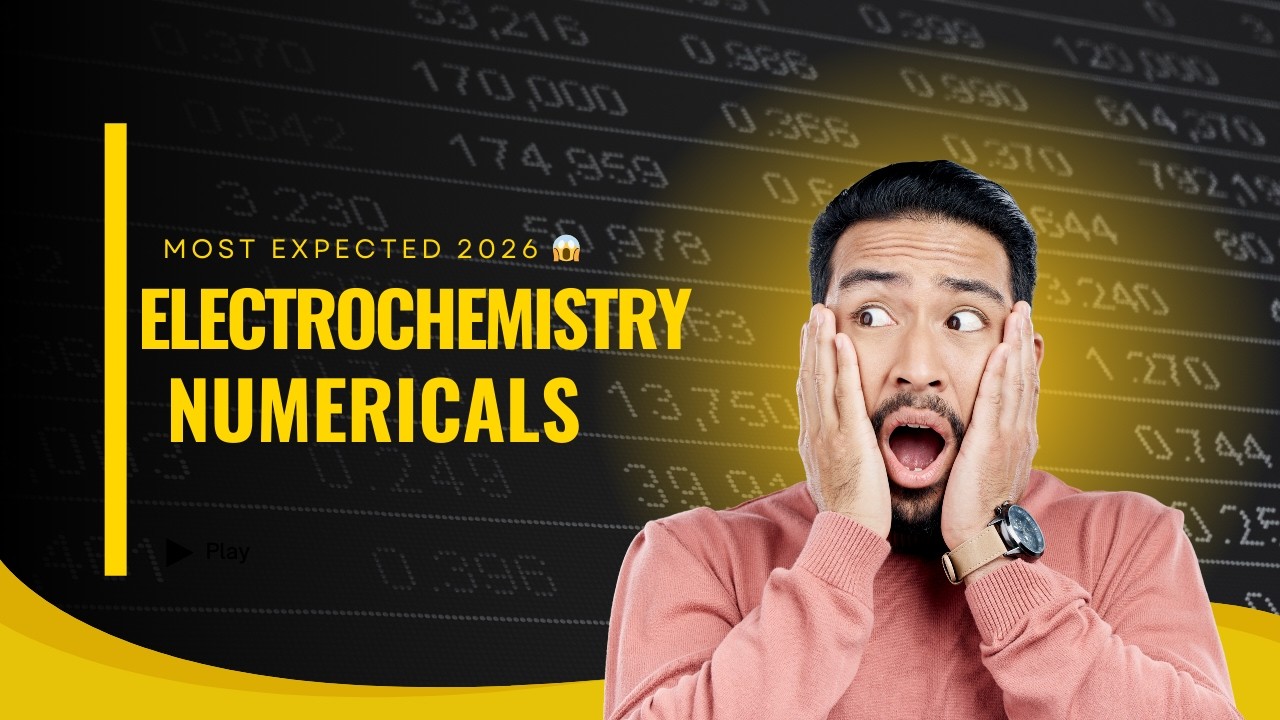 Electrochemistry Numericals 🔥 | CBSE Class 12 Chemistry Boards 2026 | Most Important Questions 🚀