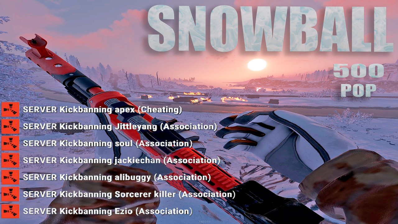 SNOWBALL & THEY CALLED A CHEATER?! RUST/РАСТ