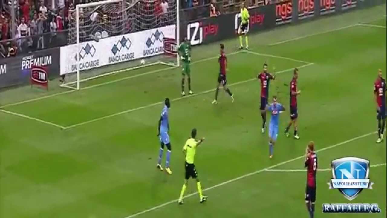 Tutti i Gol Del Napoli In Serie A - Stagione 2013-2014 - Andata