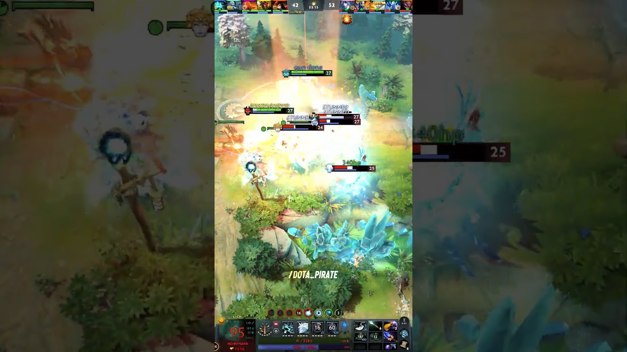 No one expect Lich initiation 😮 Poggers #dota2 #дота2 #dota2highlights #dota2indonesia