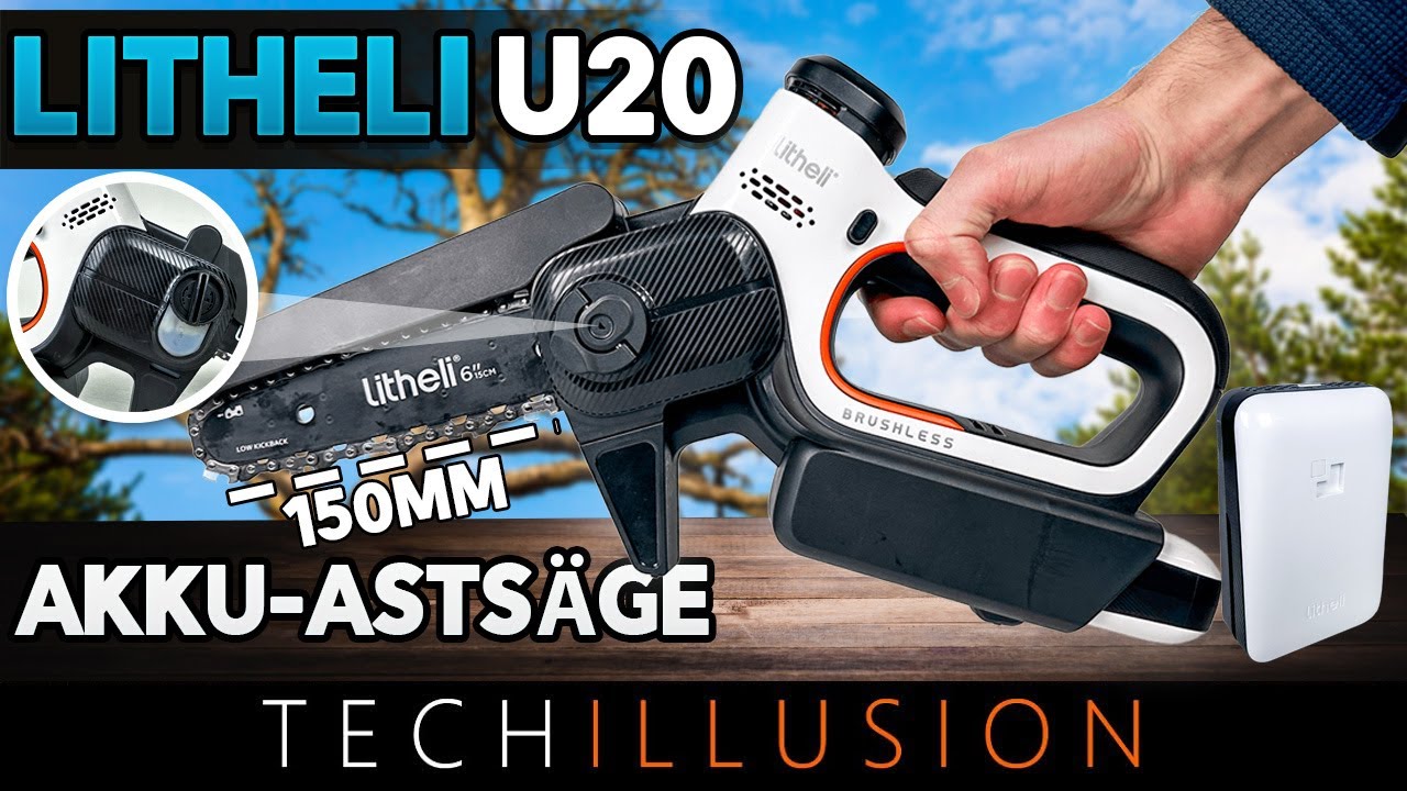 🔥Die NEUE 20V Akku-Astsäge des INNOVATIVEN Werkzeugherstellers LITHELI😱 Litheli U20 EGT050077 Test
