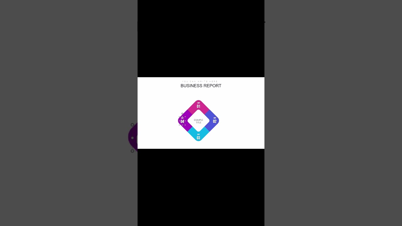 How to Create a Diamond-Shaped Diagram in PowerPoint #diagram #chartdesign