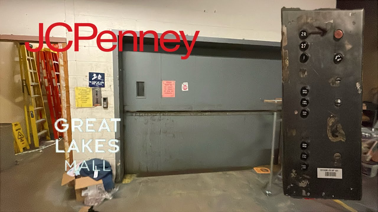 AMAZING Haughton Hydraulic Freight Elevator | JCPenney | Great Lakes Mall | Mentor, OH