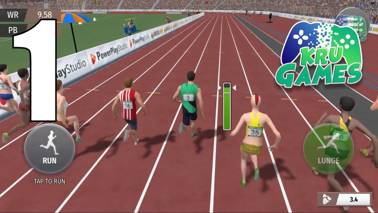 Athletics Mania: Track & Field Summer Sports Game Gameplay Walkthrough #1 (Android, IOS)