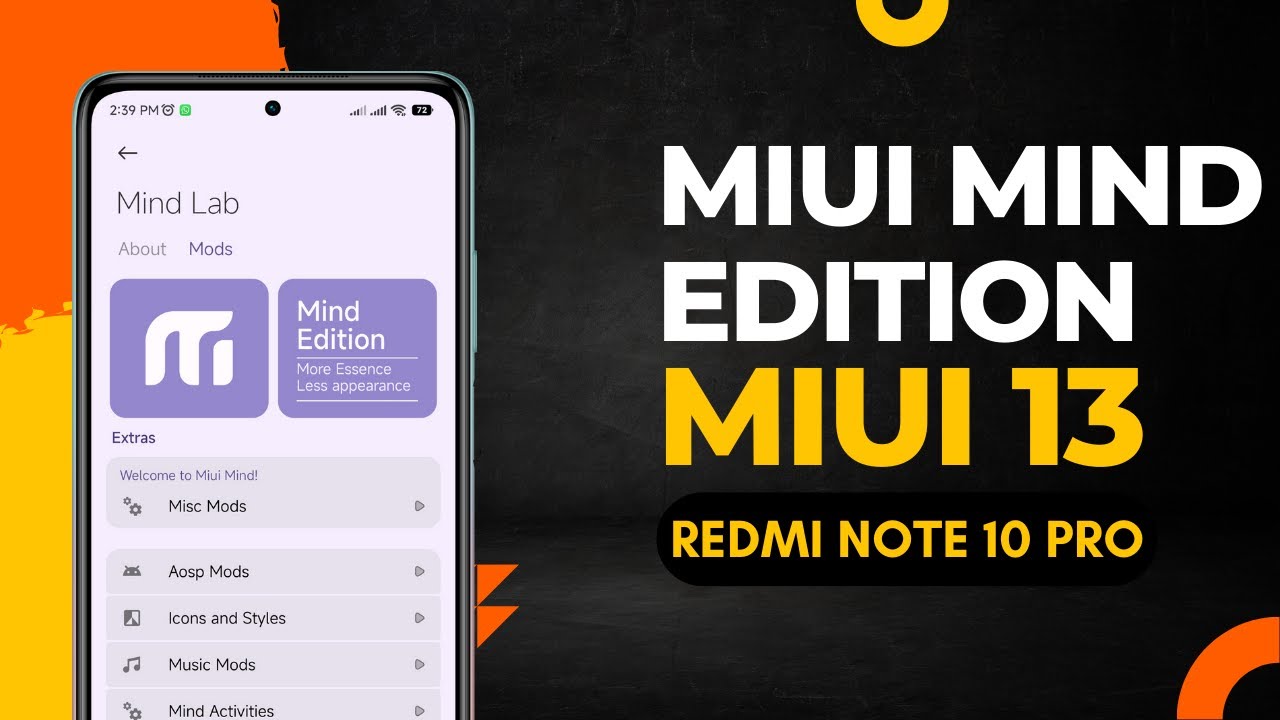 MIUI Mind Edition ROM for Redmi Note 10 Pro | OFFICIAL | ANDROID 12 MIUI 13