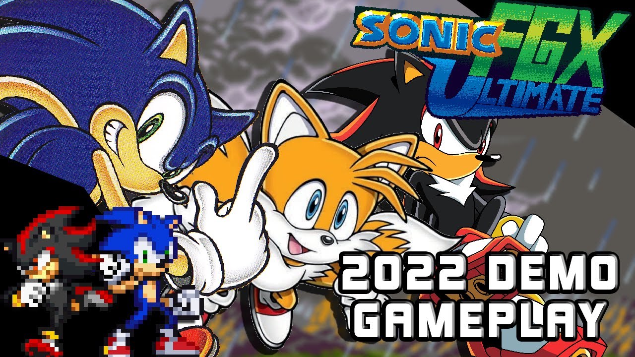 SONIC FAN GAME - Sonic FGX Ultimate [DEMO] Playthrough