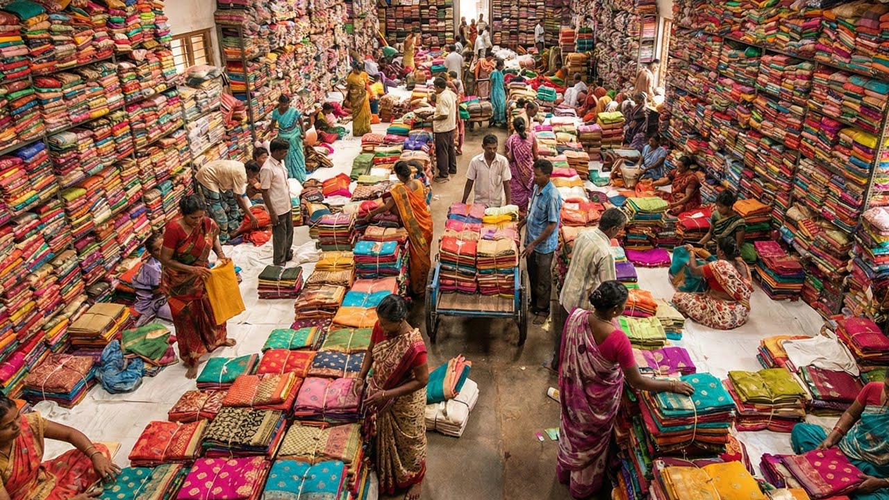 ವ್ಯಾಪಾರ ಕಲ್ಪನೆಗಳು, Printed Sarees In Kannada, Digital Print Saree, Chickpet Wholesale Saree Market