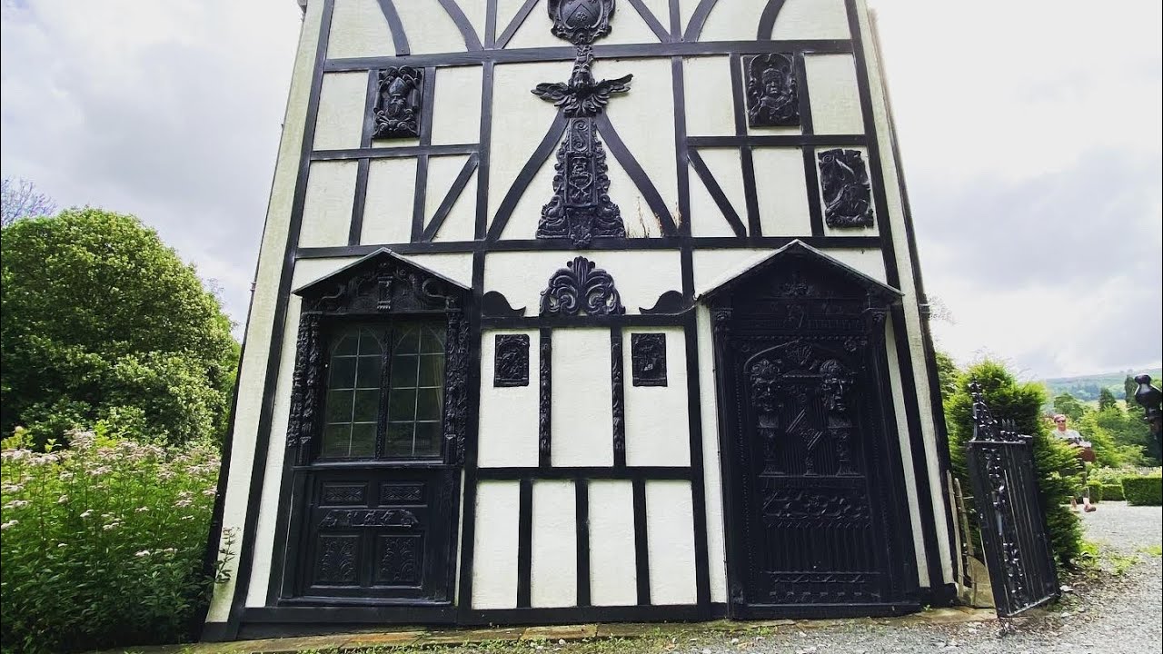 A Drive around Llangollen in North Wales and a visit to Plas Newydd Historic House