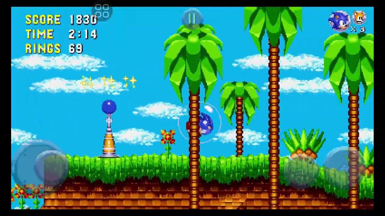Jugando sonic triple trouble 