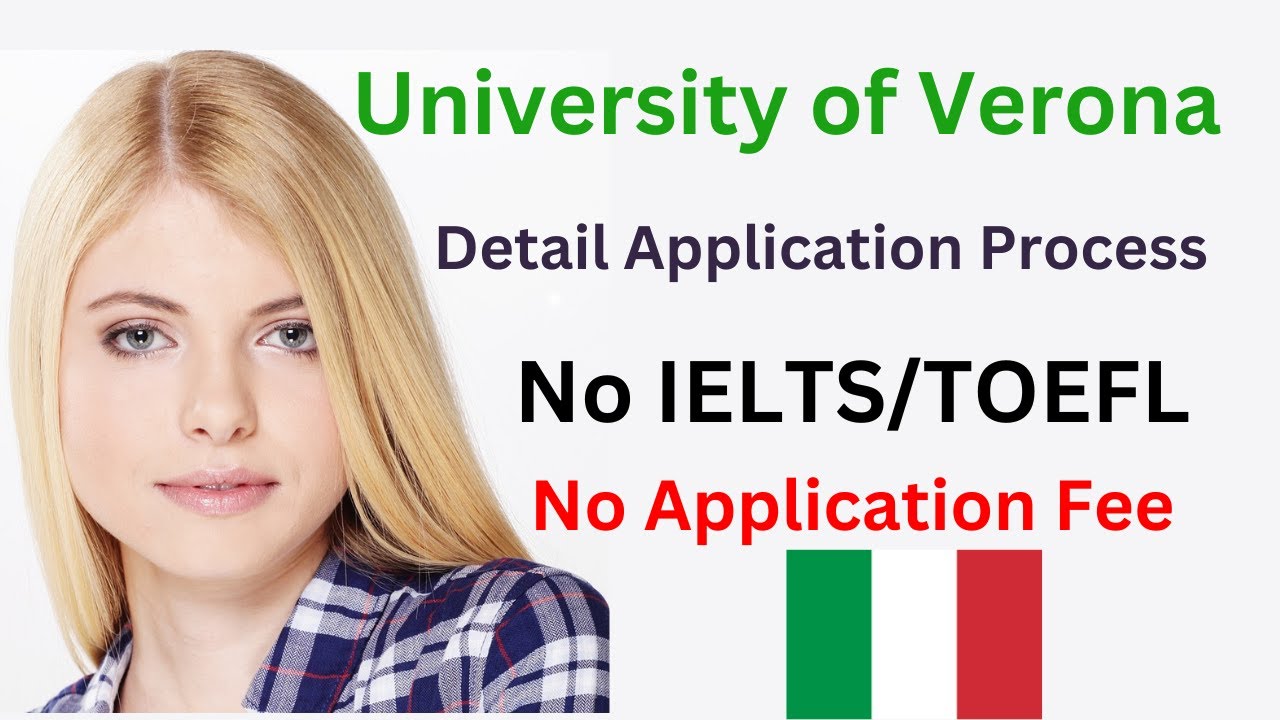 How to Apply for Full Scholarship to University of Verona 25/26 | No IELTS/TOEFL | Application Steps