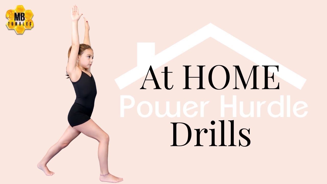 Power Hurdle Drills [AT HOME TUTORIAL] | Mila B