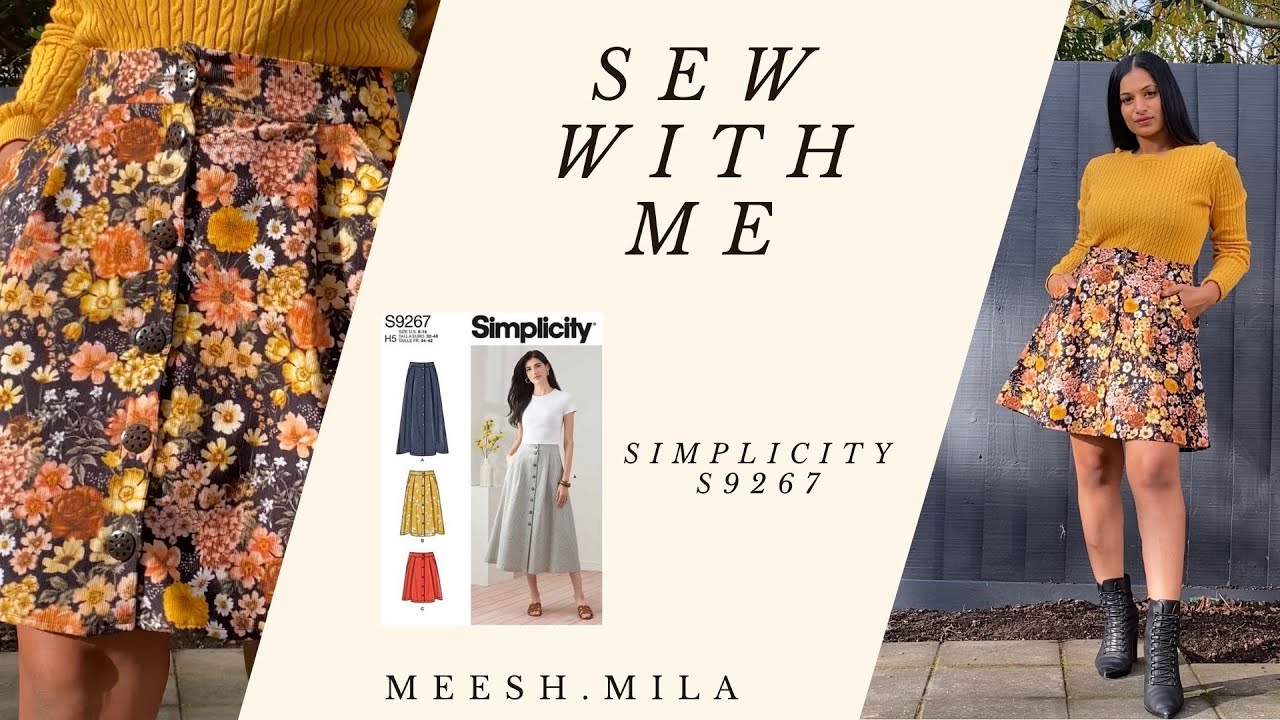 Sew with me - S9267 - the perfect skirt!