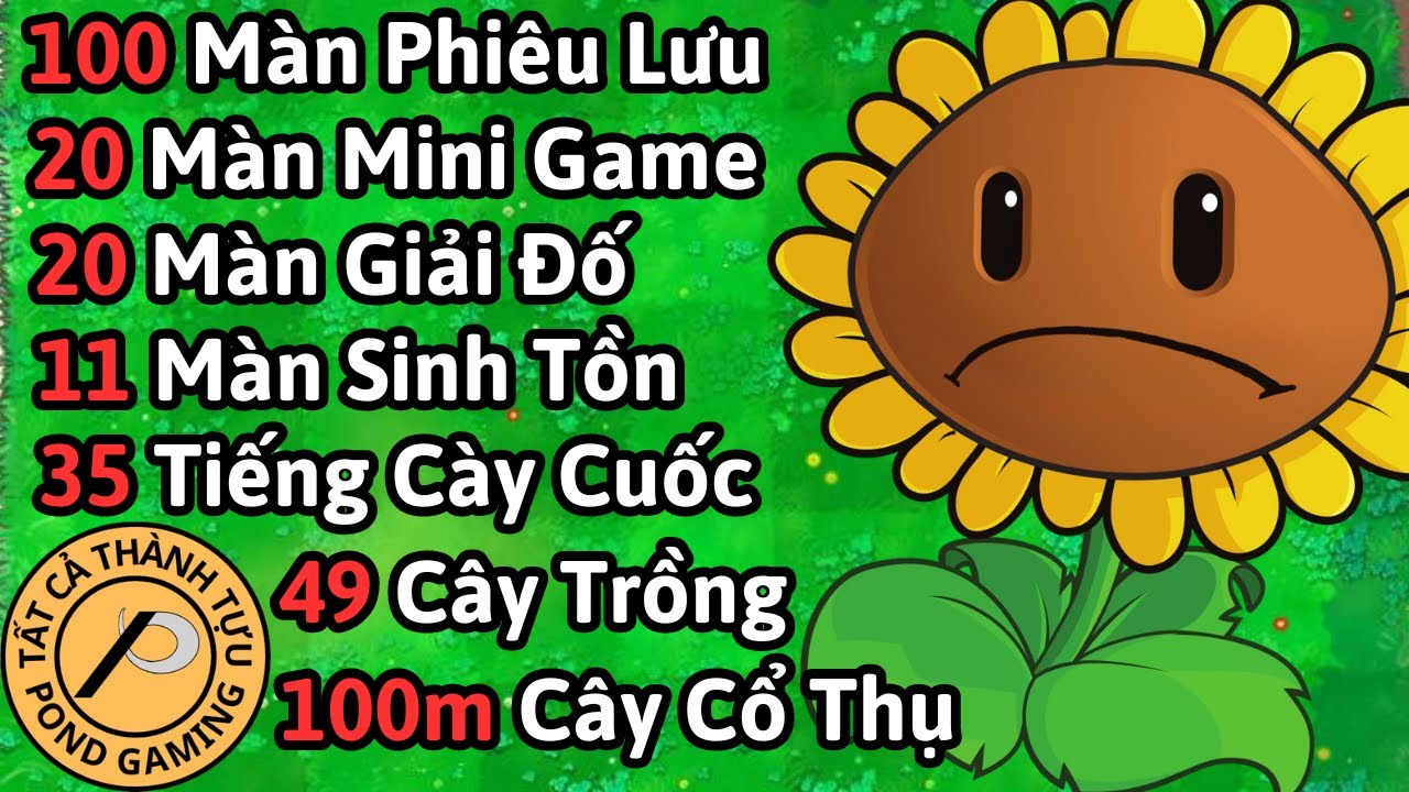 Tôi Phá Đảo Tất Cả Thành Tựu Trong PvZ