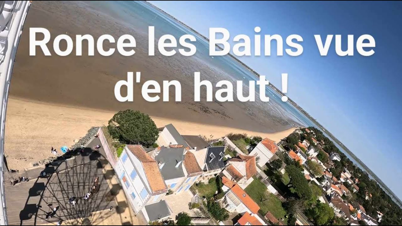 Balade à Ronce les Bains le jour de l'ouverture de la fête foraine alors je prends de la hauteur !