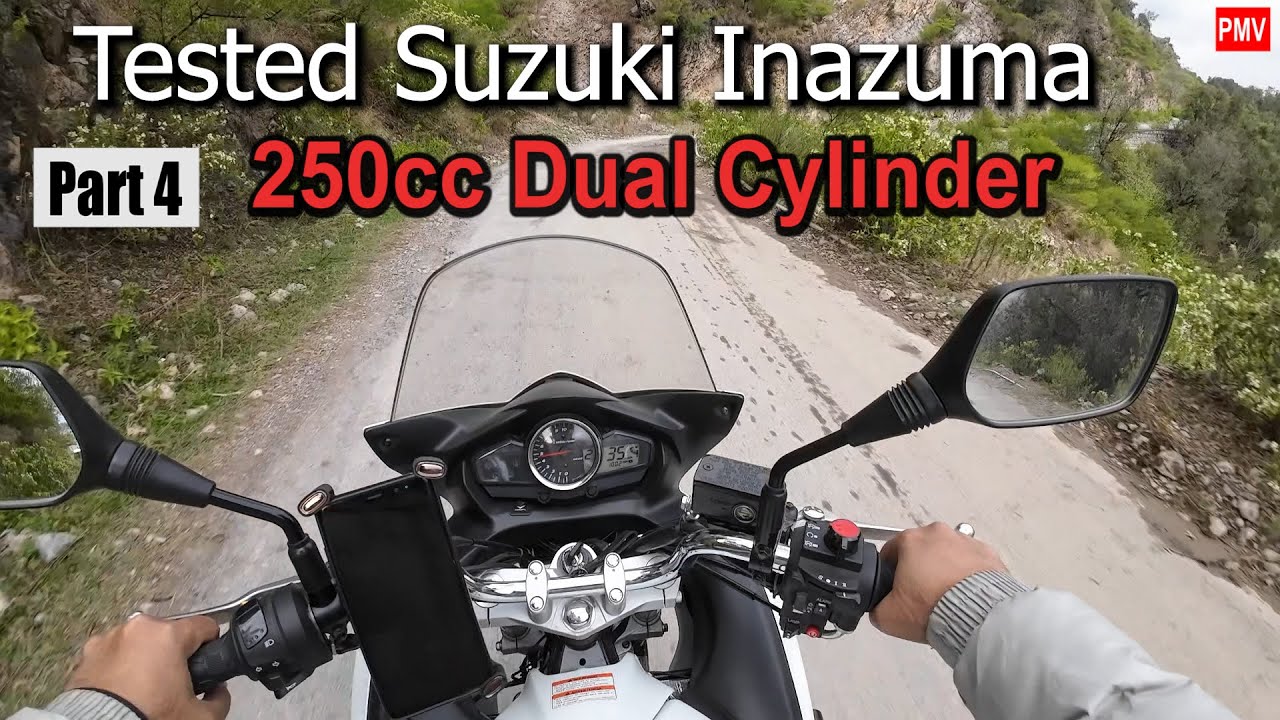 Honda CG 125 SE  Ride then Tested Suzuki Inazuma Part 4
