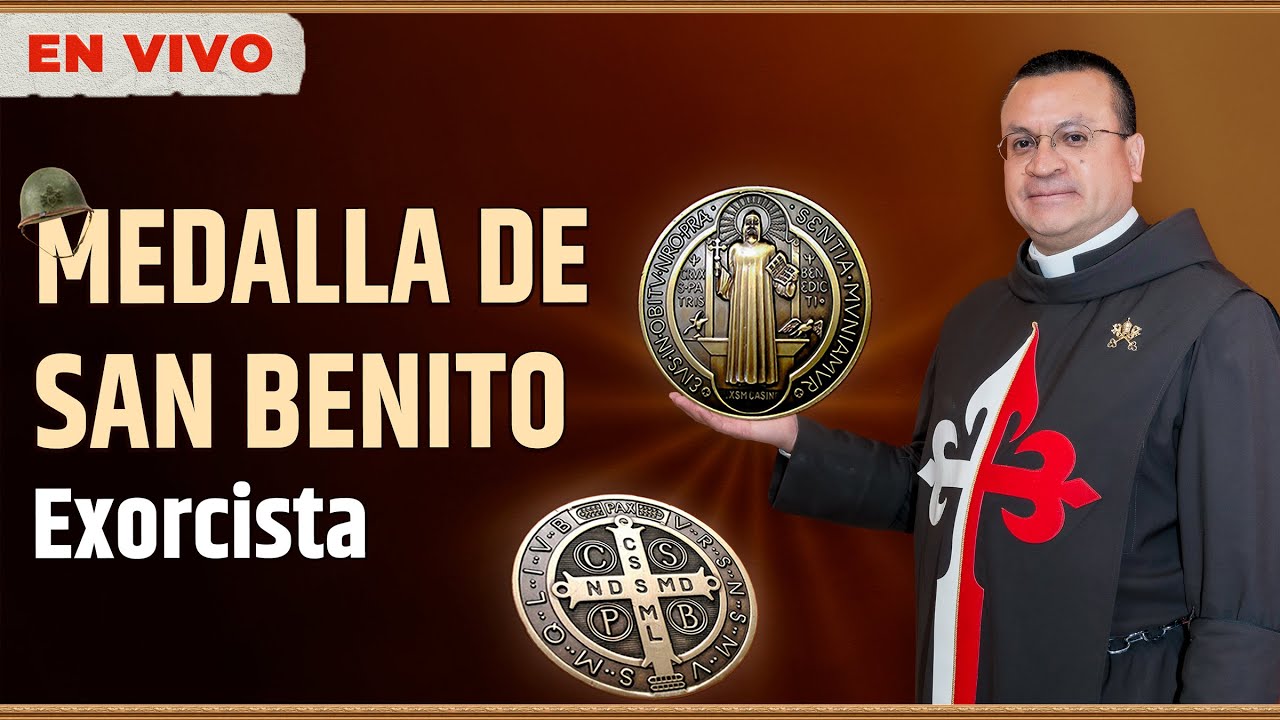 Medalla de San Benito y su poder Exorcístico #sanbenitoabad