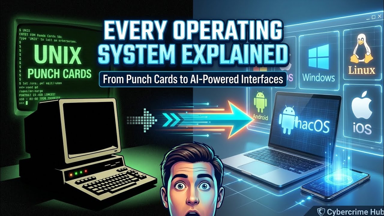 The Evolution of Operating Systems Explained in 9 Minutes