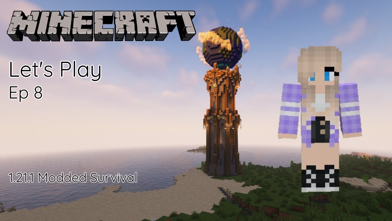 Finding a Desert! | Ep 8 | Minecraft Let's Play | Modded Survival