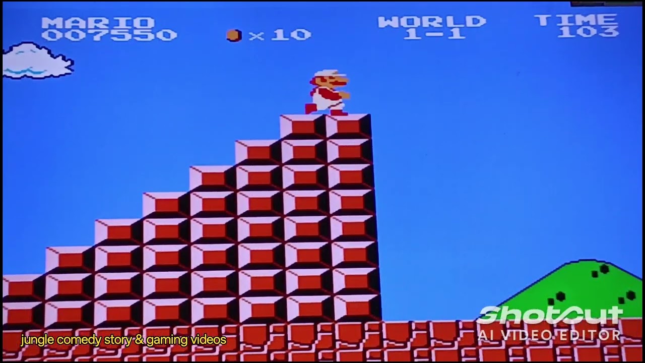 Super Mario Bros No Death Run | Classic Platformer|#mario#viral gaming #trending video #clasic games