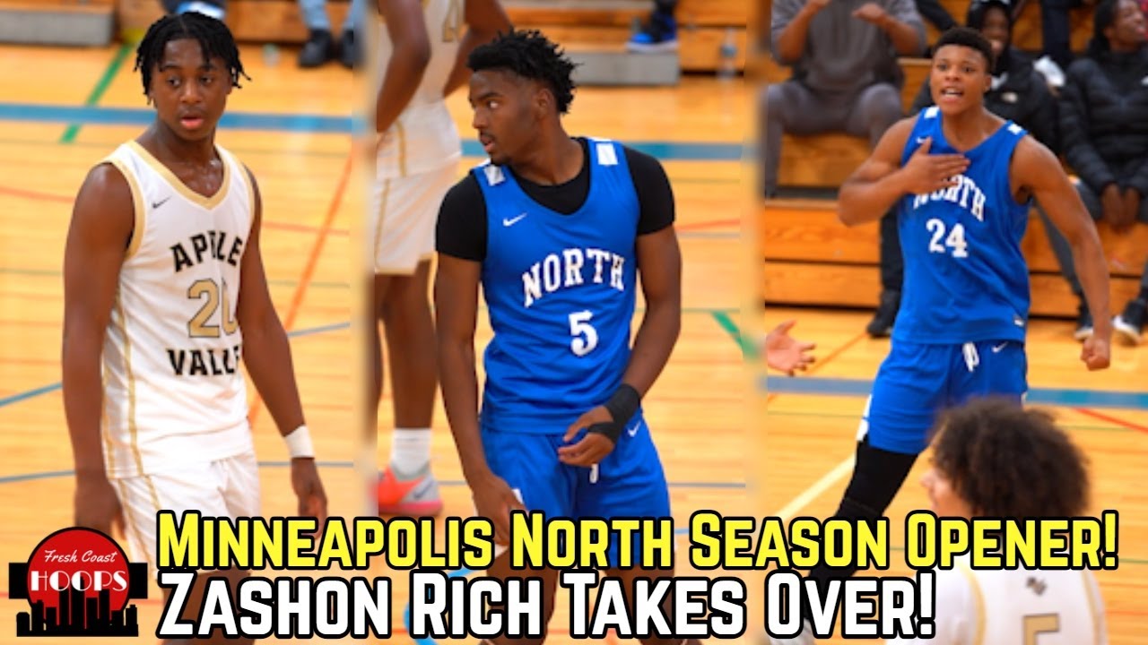 Minneapolis North Gets TESTED By Apple Valley! Zashon Rich Takes Over!