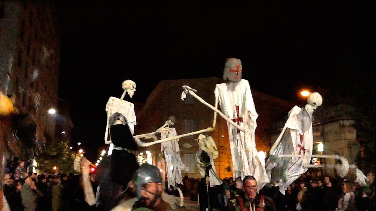Hueste de ánimas templarias en Soria 2015