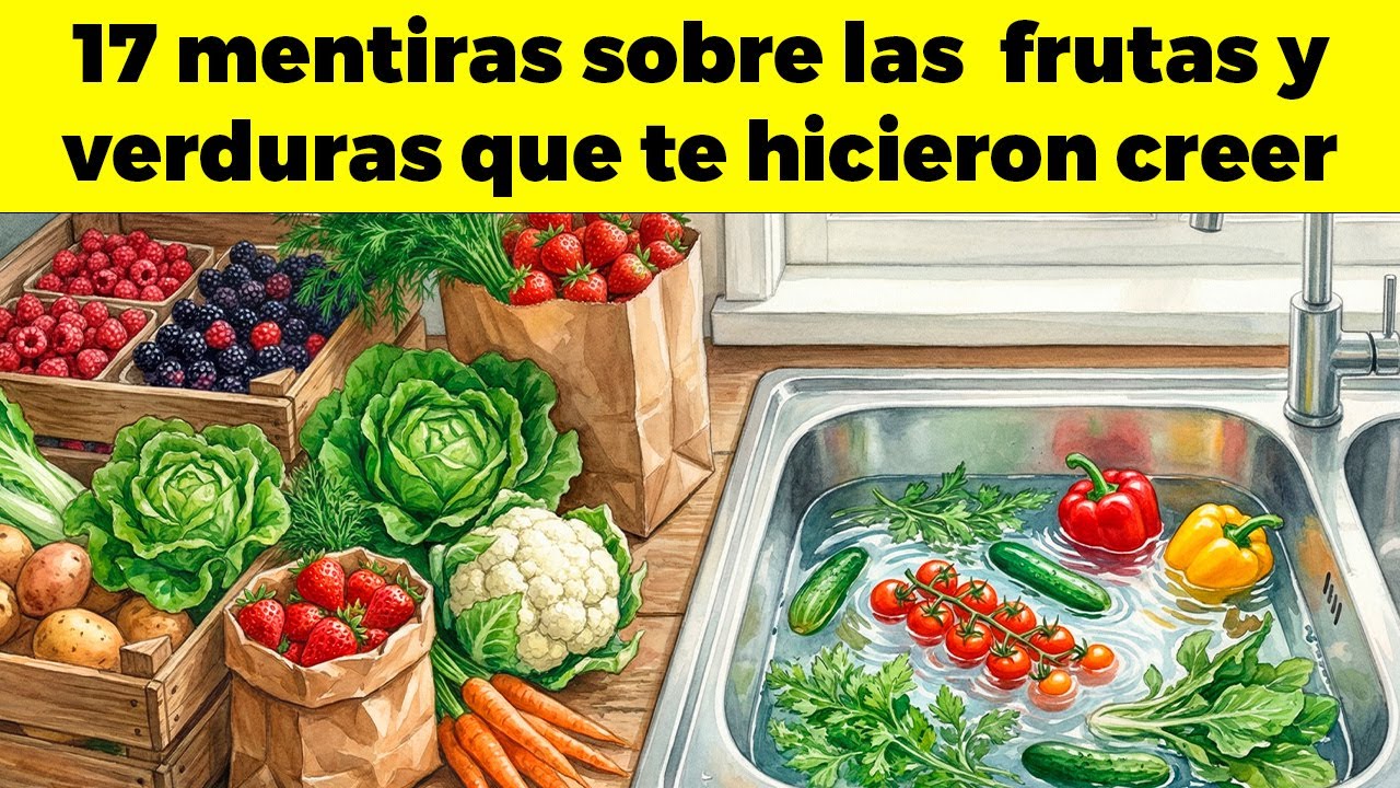 17 MENTIRAS sobre los Peligros de las FRUTAS Y VERDURAS Que Te Hicieron Creer