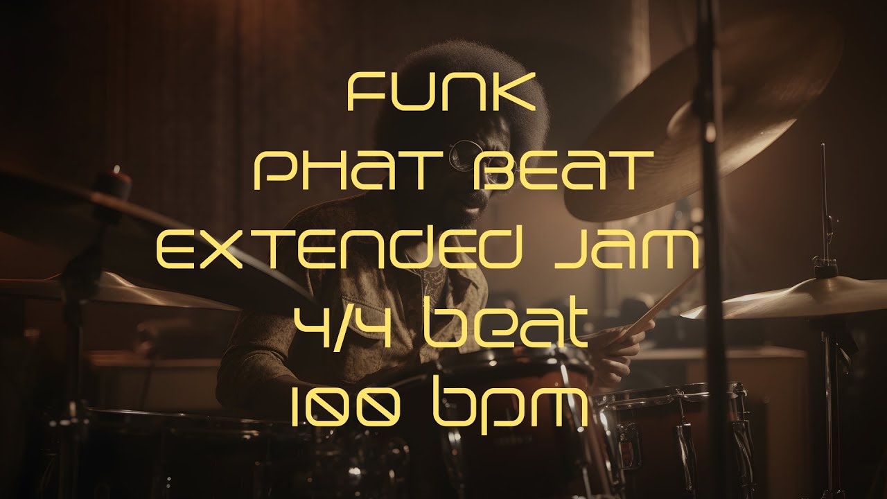 4/4 Drum Beat - 100 BPM - FUNK No.5 PHAT BEAT