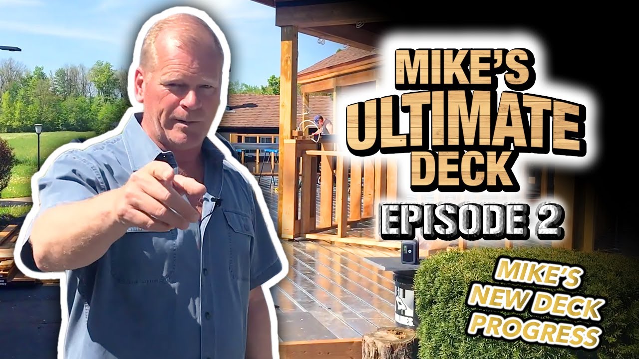 Mike's New Stone Deck Progress 