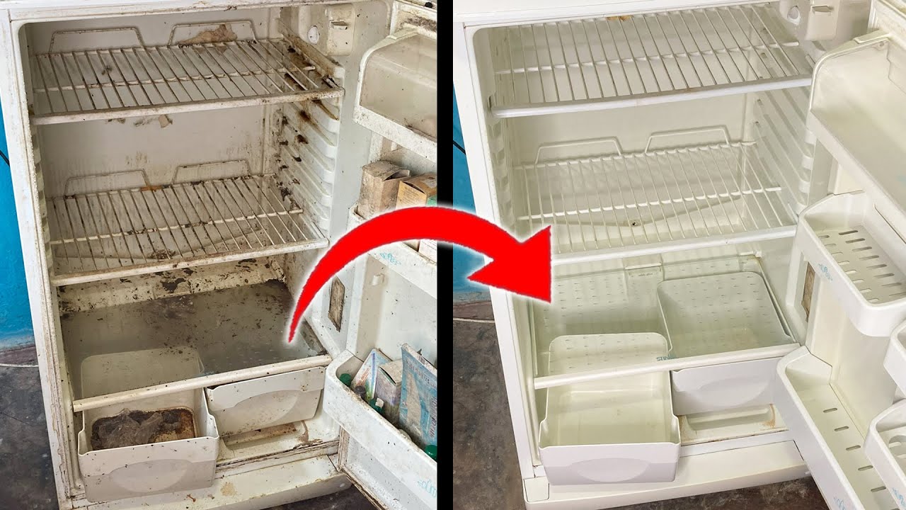 How to Clean a Fridge (Cleaning a Very Dirty Refrigerator)