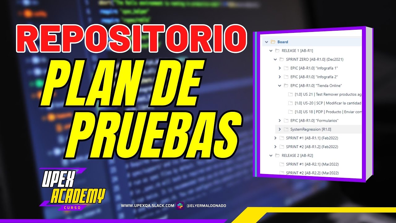 CLASE#14.1 - 📦Qué es el REPOSITORIO del PLAN DE PRUEBAS? Para qué se usa? | CURSO T.A.G