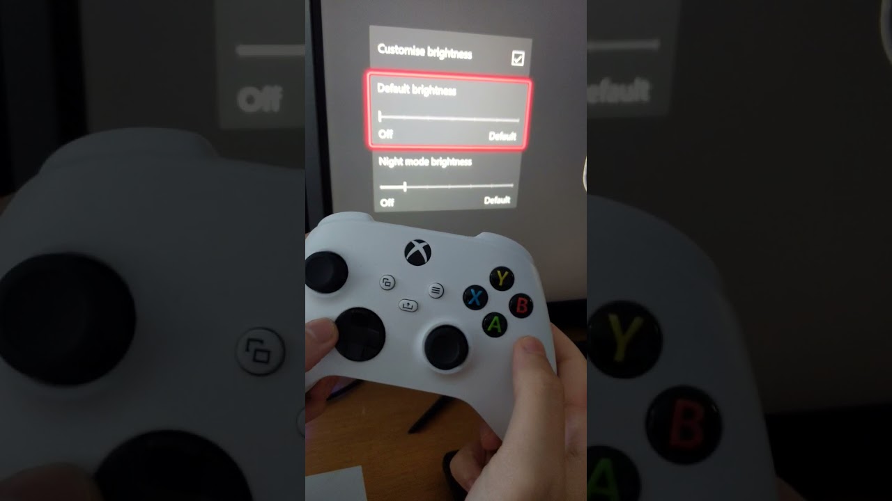 Как отключить подсветку контроллера Xbox #shorts