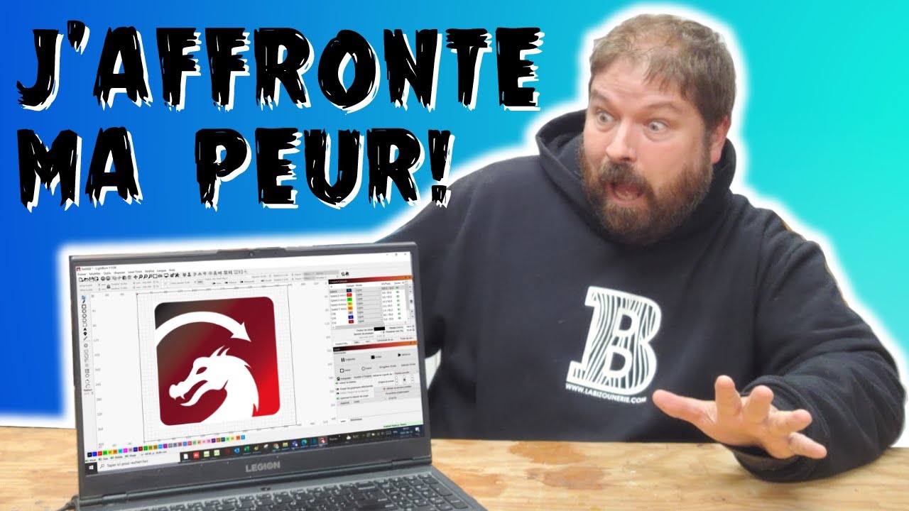 Je plonge ENFIN dans le logiciel laser LIGHTBURN! [et je suis terrorisé!]