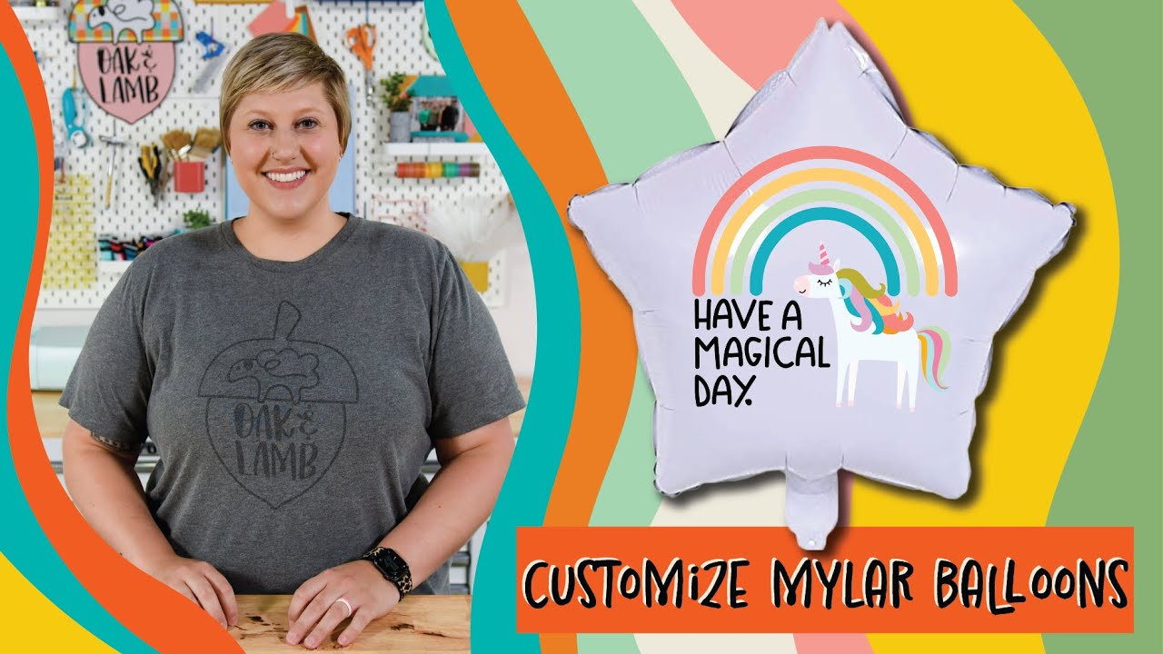 DIY Customized Balloons - Waterslide Mylar Balloons!