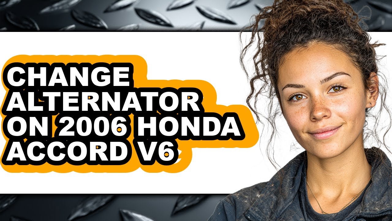 How to Change Alternator on 2006 Honda Accord V6 (Only Way)