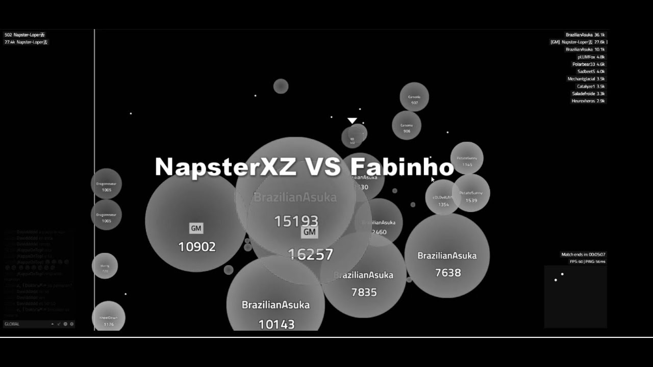 NapsterXZ VS Fabinho (Asuka) | Ryuten.io