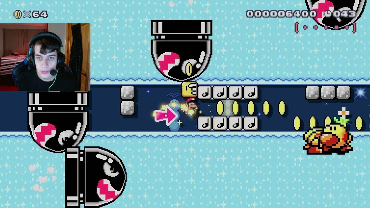SUPER MARIO MAKER 2 LE NIVEAU AVEC DES PICS