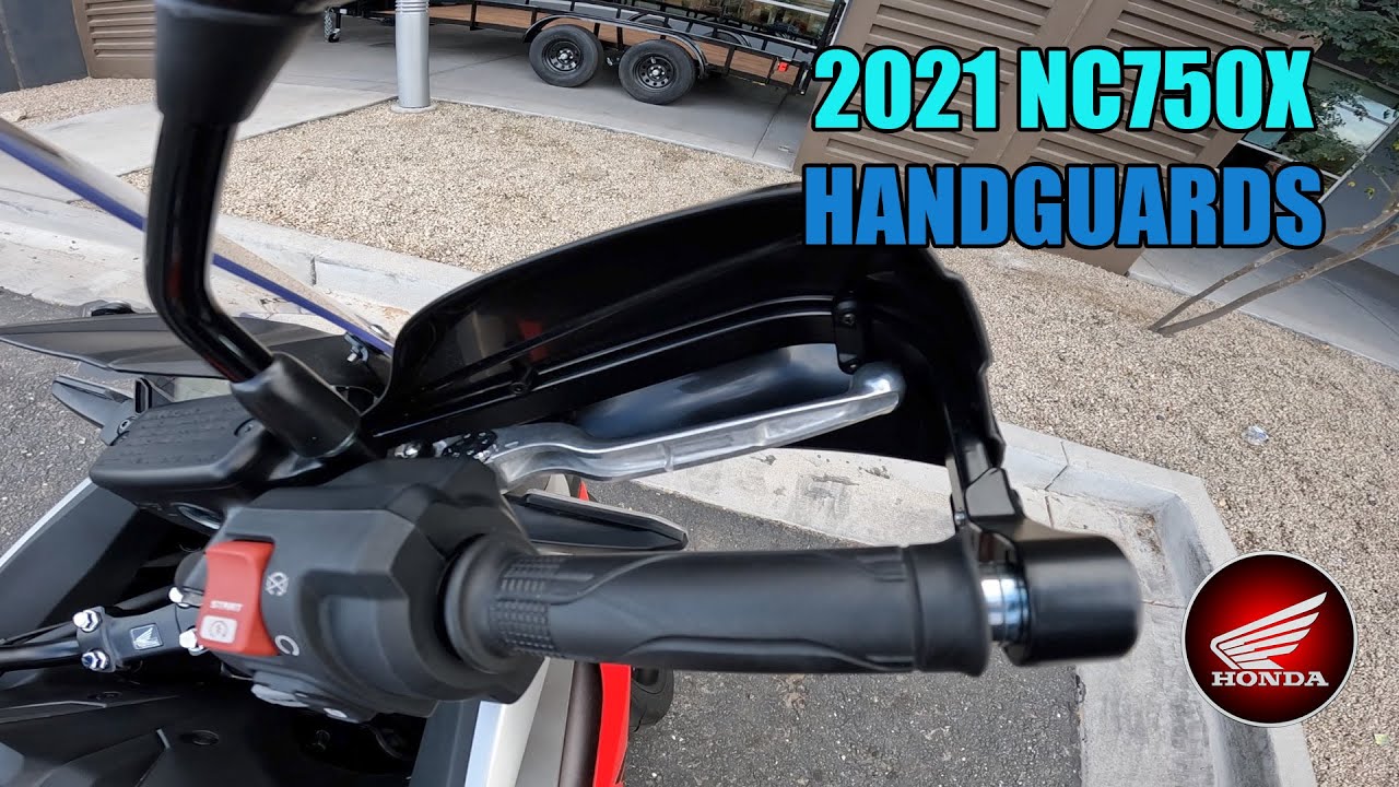 Установка защитных щитков Barkbusters — Honda NC750X DCT 2021 года