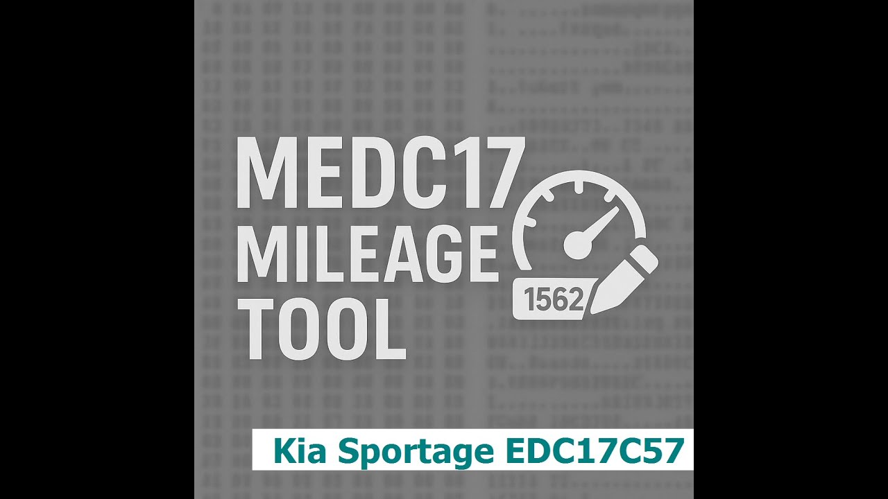 MEDC17 mileage tool vs Kia Sportage EDC17C57 eeprom (mileage change)