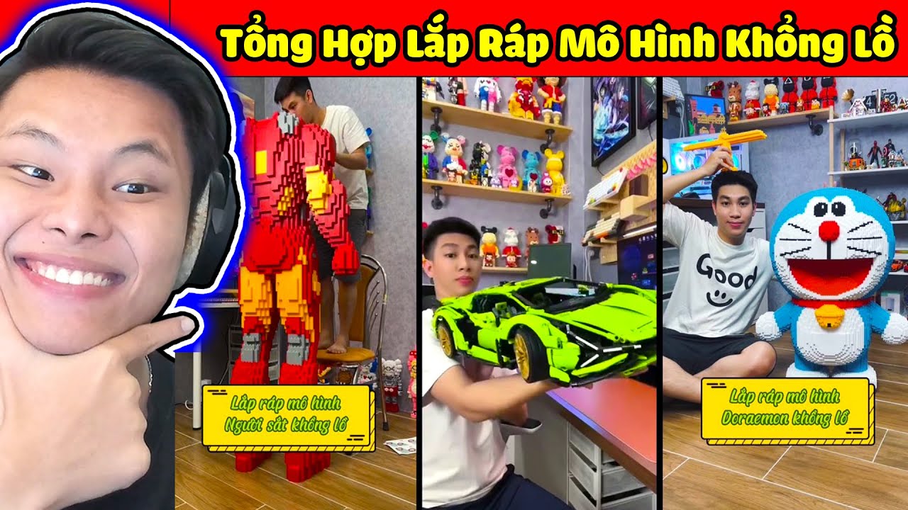 TỔNG HỢP LẮP RÁP MÔ HÌNH KHỔNG LỒ🧱😳JAYGRAY REACTION HÀNH TRÌNH LẮP RÁP MÔ HÌNH CỦA NGUYENSANGREVIEW